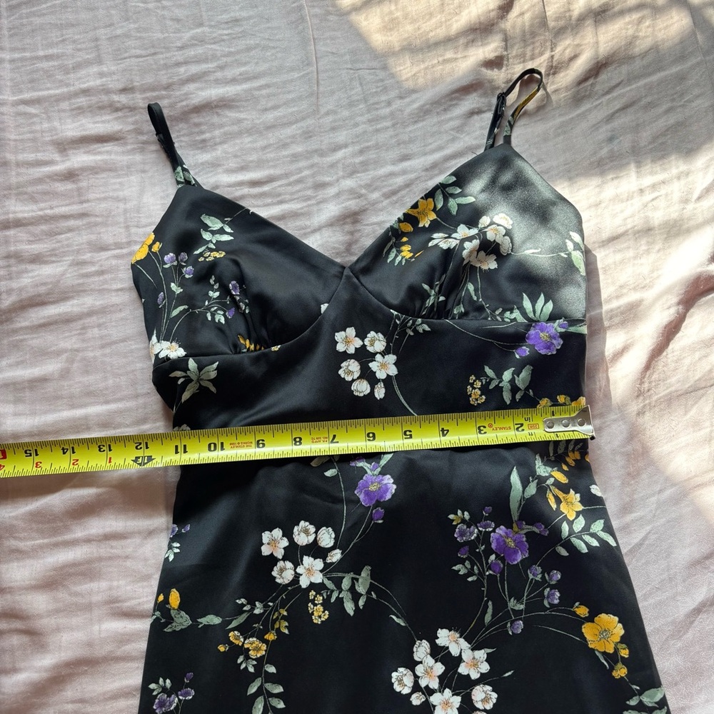 Floral Black Dress - Picture 5 of 5